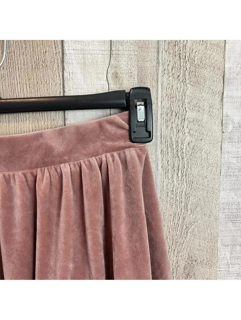 Hippie Rose Women's Size M Blush Velvet Mini Skirt Boho Chic Y2K Skater Style